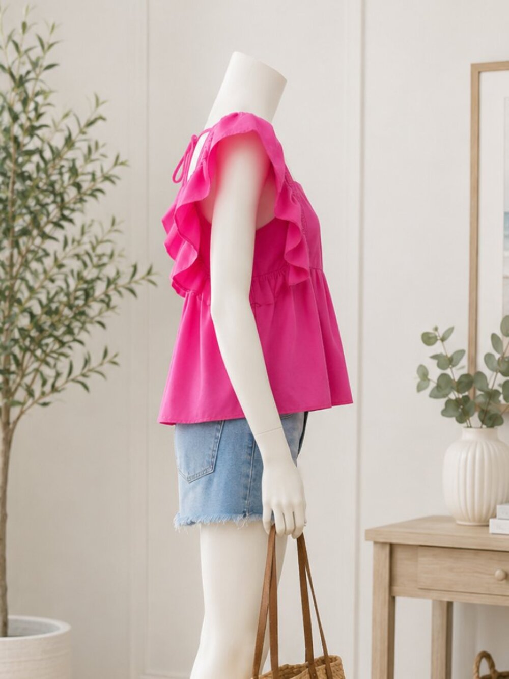 Free Assembly Ruffle Top - Picture 5 of 8